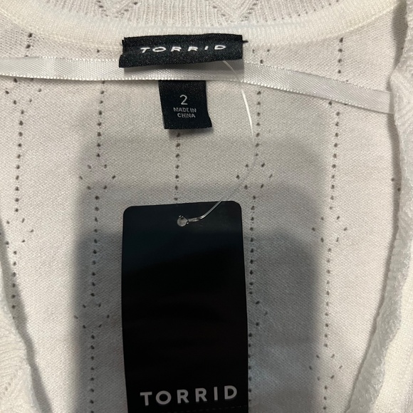 NWT Torrid cottage core cardigan - Picture 3 of 8